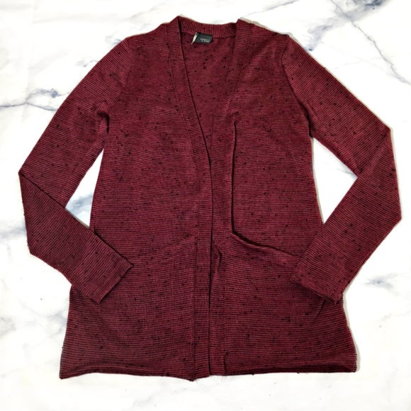 Urban Outfitters Sweaters - Urban Outfitters Sparkle & Fade Maroon Cardigan